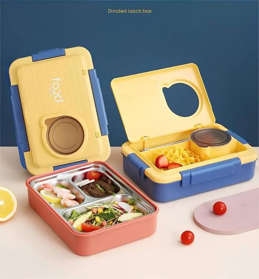 Bento Yummy Lunch Box (Spill Free)(Free Cutlery)