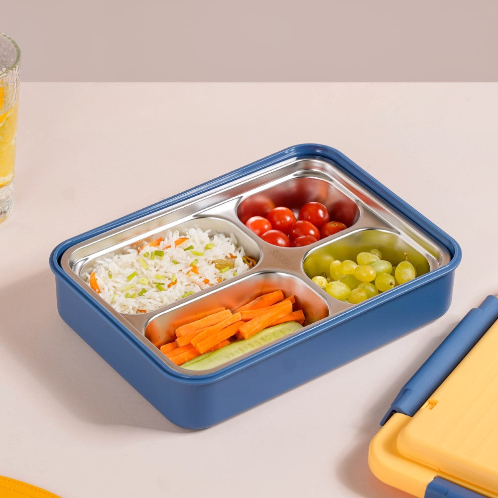 Stainless Steel, Leakproof Lunch Box With Cutlery