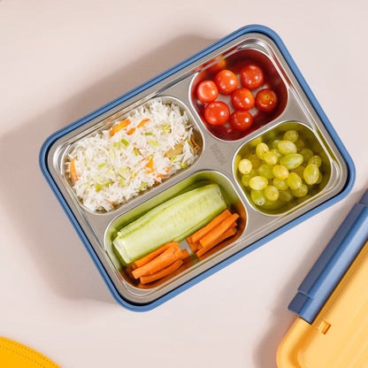 Stainless Steel, Leakproof Lunch Box With Cutlery