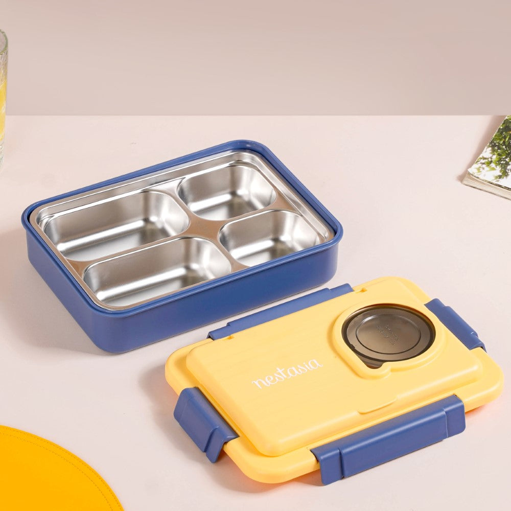 Stainless Steel, Leakproof Lunch Box With Cutlery