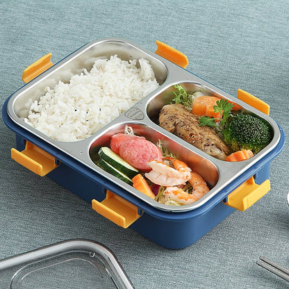 India market hot sale 3 compartments stainless steel lunch box food container